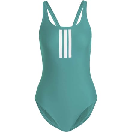 Adidas Performance 3-Stripes V-Back Badpak - Dames - Groen