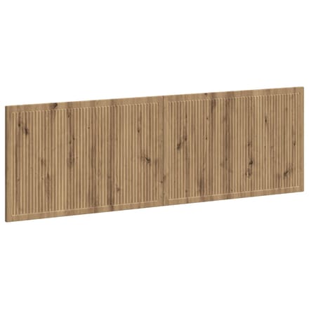 vidaXL - Wandgemonteerd - Hoofdbord - EDE - Artisanaal - eiken - Bewerkt - hout