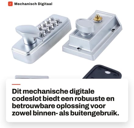 Dailygoods - Mechanisch Digitaal Codeslot voor Deuren en Kasten