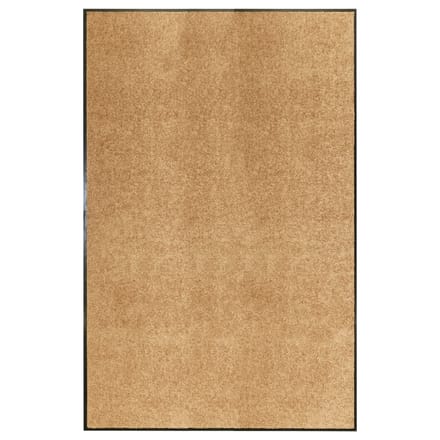 vidaXL - Deurmat - wasbaar - 120x180 - cm - crème