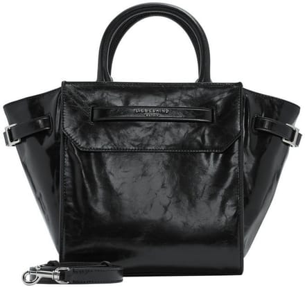 Liebeskind Tas Zwart Leer Lora Satchel Maat M