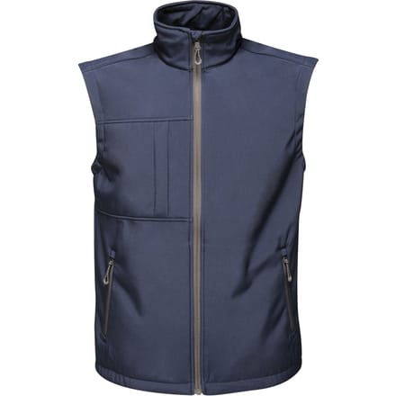 Regatta Heren Octagon II bedrukbaar gilet (Marine/Seal Grijs)