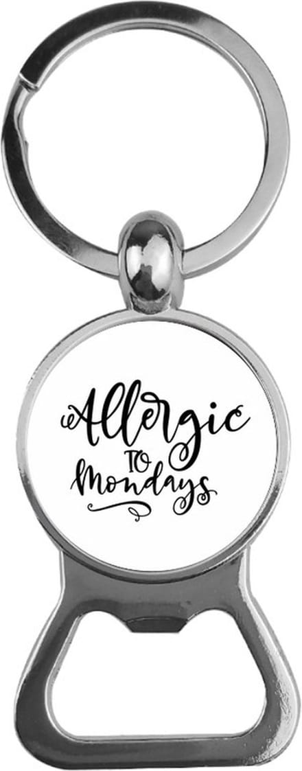 Bieropener Glas - Allergic To Mondays