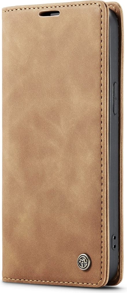 Caseme - Bookcase Beige - Apple Iphone 14 Pro Hoesje