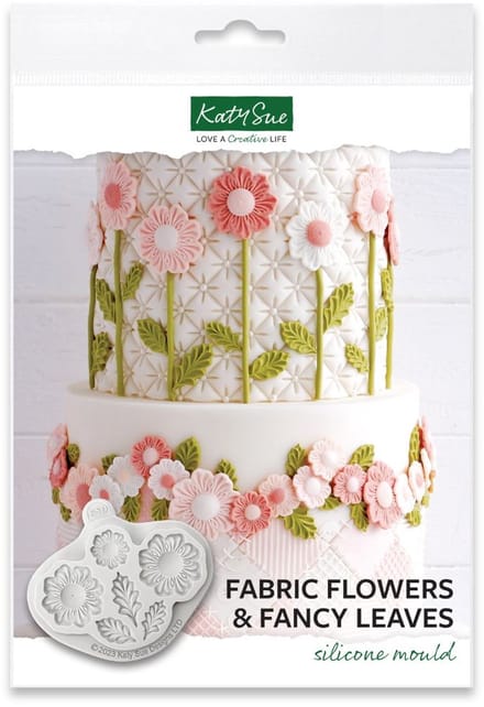 Katy Sue Siliconen Mal Stoffen Bloemen en Fancy Bladeren