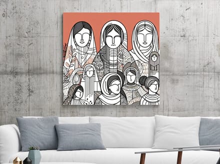 Kunstprint | Wanddecoratie | Dibond | 30 × 30 cm