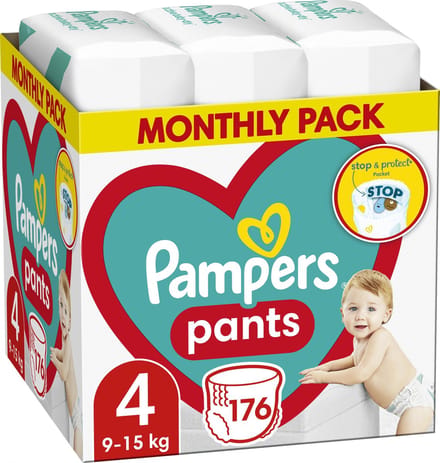 Pampers Pants - Luierbroekje - Maat 4 - 176 stuks - 9/15 kg
