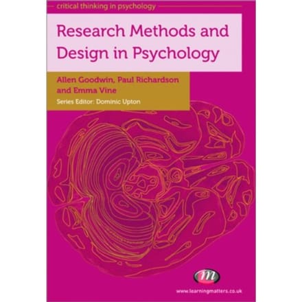 Research Methods And Design In Psychology - Richardson