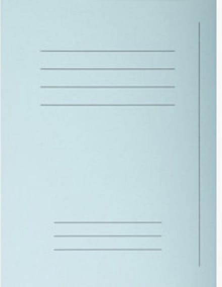 Exacompta Forever Dossiers - 50 stuks, Lichtblauw, Gerecycled Karton