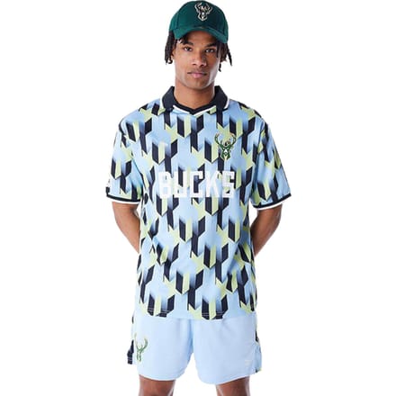 New Era Soccer Shirt Blauw