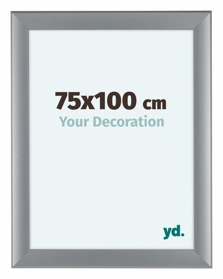 Your Decoration - Fotolijst 75x100 cm - MDF - Zilver Mat - Como