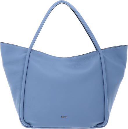 abro Leren Schoudertas Leather Dalia Shopper Willow Light Blue / Fairy Lichtblauw