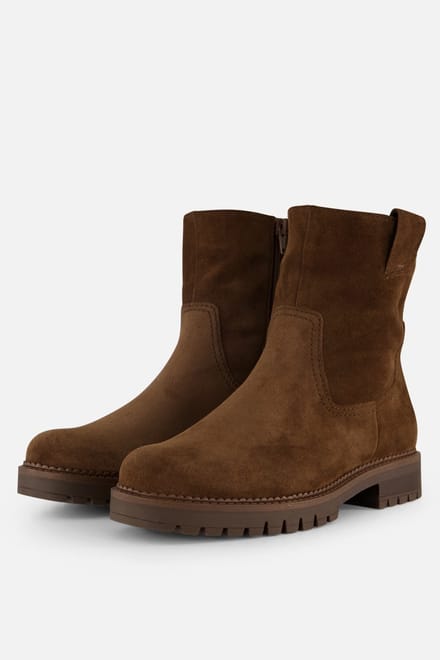 Gabor Gabor Enkellaarsjes bruin Suede