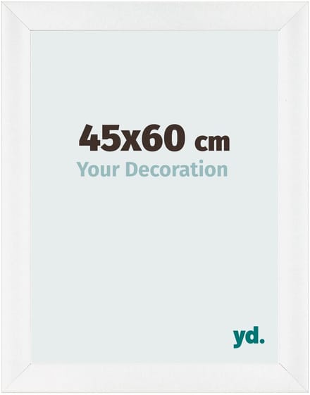 Your Decoration - Fotolijst 45x60 cm - MDF - Wit Hoogglans - Pisa