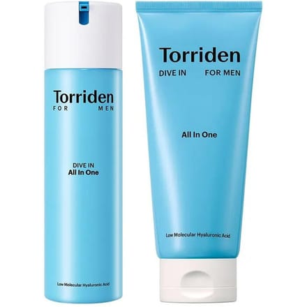 TORRIDEN Dive-In Pour Hommes Acide Hyaluronique Bas Poids Moléculaire Tout-en-Un 200g Double white