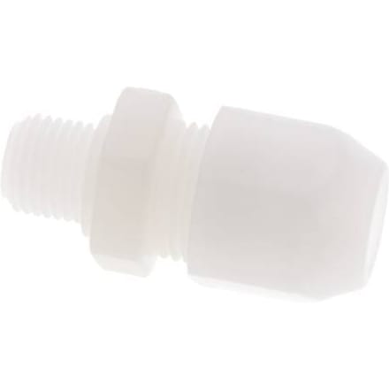 9x12mm & G1/4'' PVDF rechte slangkoppeling met buitendraad 10bar/145psi