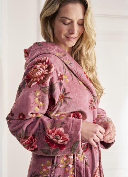 Badjas Pip Studio Secret Garden badjas - Mauve L