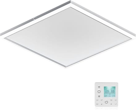 Infrarood Verwarming - Plafondpaneel - Ruimte Verwarmen - Met LED Verlichting - 655 x 63 cm - Wit