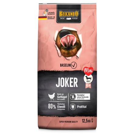 12,5kg Belcando Baseline Joker droog hondenvoer
