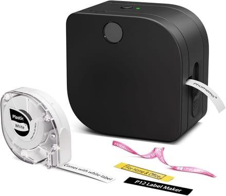 SNJY® Labelmaker - Labelprinter - Labelwriter - Bluetooth Etiketteermachine - Zwart