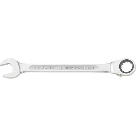 Stahlwille 41471616 OPEN RATCH 17a 1/4 15° Steek-ringratelsleutel