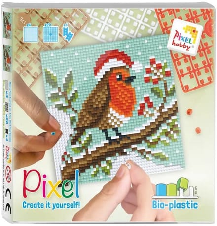 Pixelhobby Classic Kerst Vogel 12x12 cm