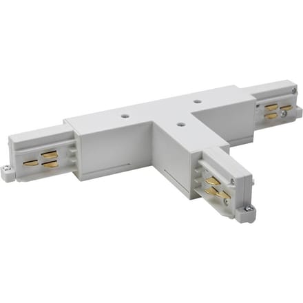 BRUMBERG T-verbinding ONETRACK, zilver, aardedraad links