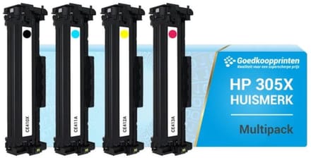 Huismerk HP 305X (305A) toner Multipack