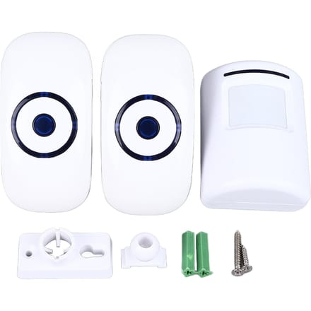 Infrarood Bewegingssensor Deurbel Split Design voor Winkel Winkel Kantoor Thuis Garage white