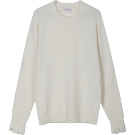 Crewneck geborsteld