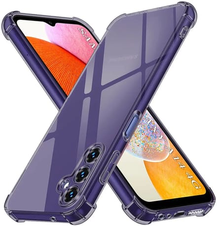 Hoesje voor Samsung Galaxy A14 A145 / A14 5G A146, Techsuit, Schokbestendig Transparant, Getint