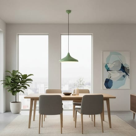 Opviq Hanglamp Eysan, mintgroen, metaal, Ø 35 cm, E27