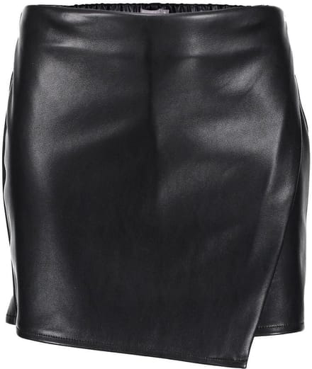 Geisha winter skort meisjes - zwart