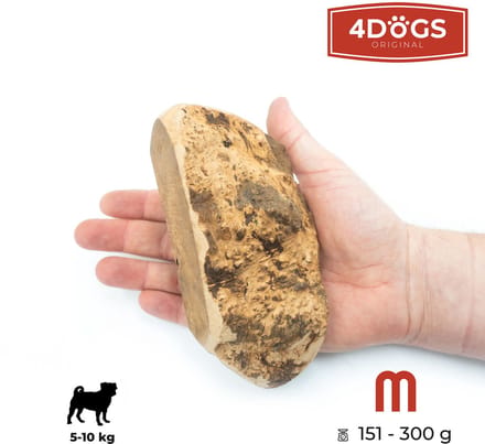 4DOGS – Kauwspeelgoed van heidewortel – Maat M – Natuurlijk – Duurzaam