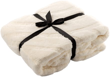 Dutch Decor - LESLIE - plaid 150x200 cm - 100% gerecycled polyester - Tofu - beige