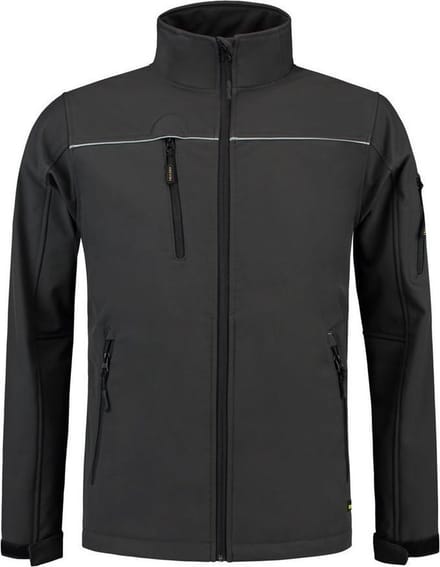 Tricorp Softshell Luxe Kids 402016 - Donkergrijs - Maat 152