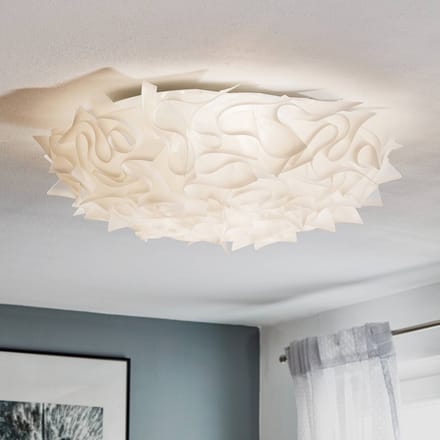 Slamp Veli design plafondlamp, Ø 78 cm, opaal