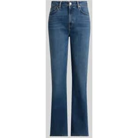 straight fit jeans van katoenmix in 5-pocketmodel