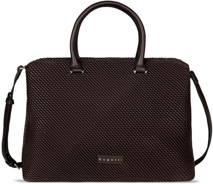 bugatti handtas schoudertas Julice Tote Bag Brown donkerbruin