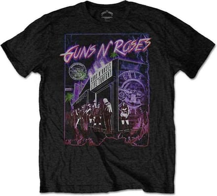 Guns N' Roses - Sunset Boulevard Heren T-shirt - M - Zwart