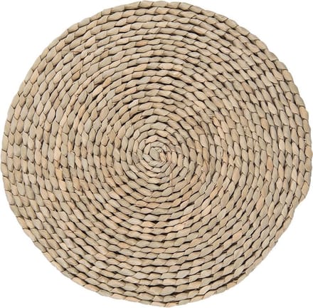 Clayre & Eef Placemat Ø 35x1 cm Bruin Geel Zeegras