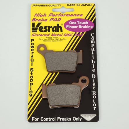 Plaquette de frein Vesrah pour Moto Husaberg 570 FE 2009 à 2012 AR Neuf