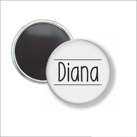 Button Met Magneet 58 MM - Diana - NIET VOOR KLEDING