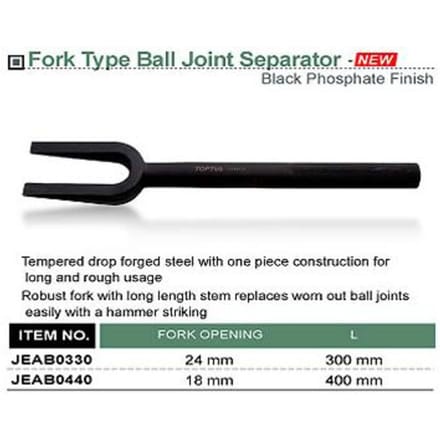 Tapse draadtrekker TOPTUL 24 mm (Abstand 55mm, Lengte 300mm)