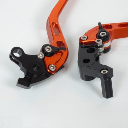 Remhendel rechts links voor motor Honda 1000 Cbr Rr Fireblade 2004-2007 orange/zwart