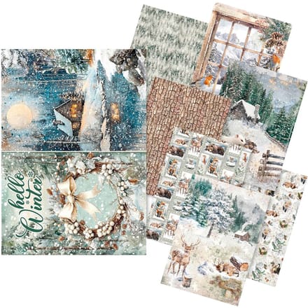 Motief strozijde assortiment "Forest Tales, set van 8