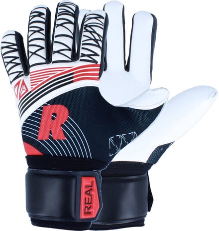 Real Space Keepershandschoenen Kinderen - Rood / Wit / Zwart | Maat: 7