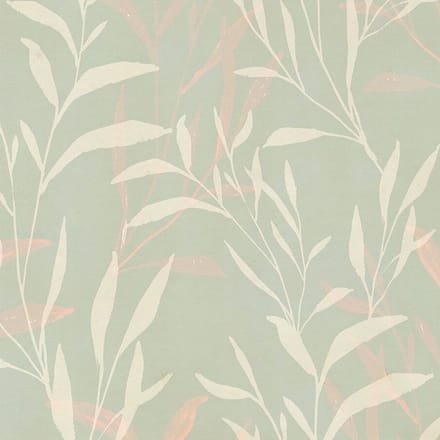 MODERN BEHANG | Bladeren - Creme Groen Roze - A.S. Création Anna D'Andrea