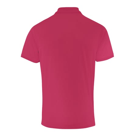 Premier Heren Coolchecker Pique korte mouw Polo T-Shirt (Heet Roze)