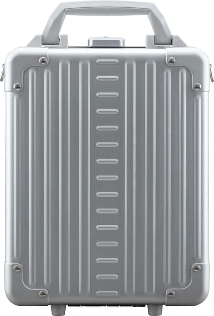 Aleon Aluminium Verticale aktetas 24 cm laptop compartiment - 35cm (14 duim) - platinum